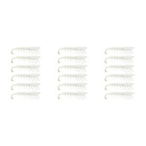3x 6PK 3In Rapala Crush City The Imposter Plastic Prawn Lures - Pearl White