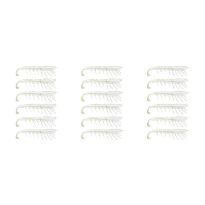 3x 6PK 3In Rapala Crush City The Imposter Plastic Prawn Lures - Pearl White