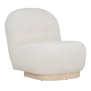 Modern Furniture HELIA 72x75cm Boucle Lounge Chair - Off White
