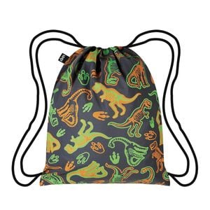 Loqi Kids Dinosaur Skeleton Reflective Mini Backpack Multi-coloured 28x1x34cm
