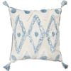 LVD Square 45cm Cushion - Blue Diamond