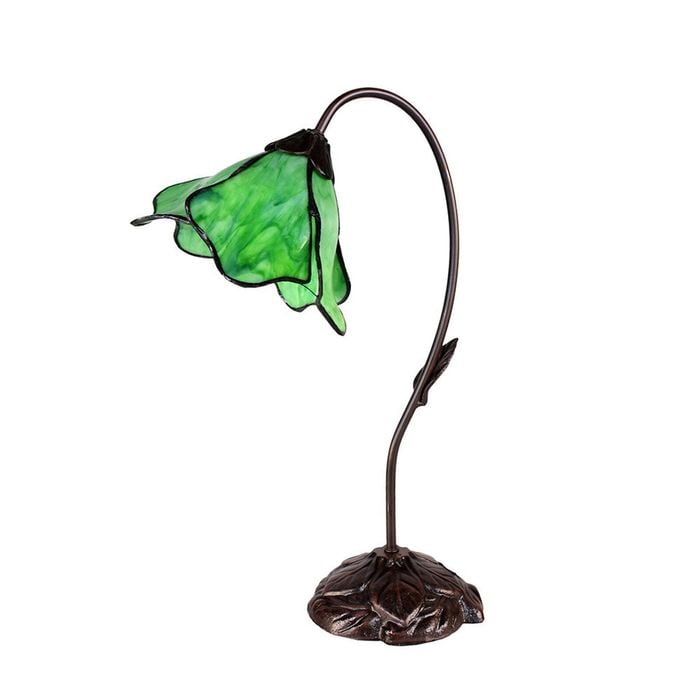 G&g Single Lotus Lamp Green