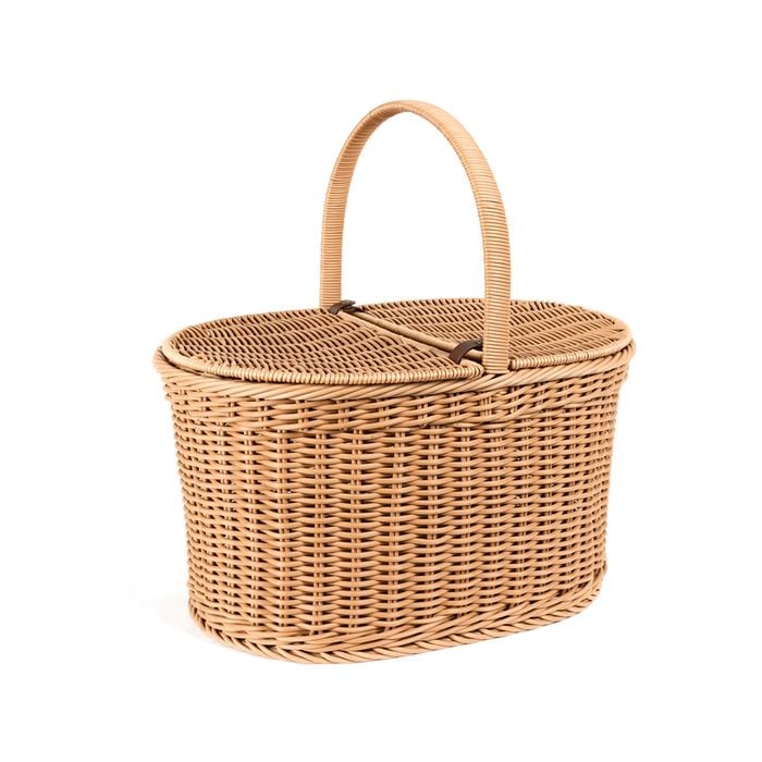 Icon Chef Handwoven Picnic Basket With Handles