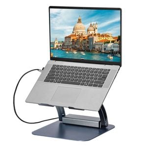 7-in-1 Port Laptop Stand Docking Station 360 Rotatable
