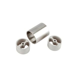 Porta 43mm Stainless Steel Handrail Joiner
