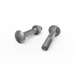 ZENITH M10 x 60mm Hot Dip Galvanised Cup Head Bolts & Nuts