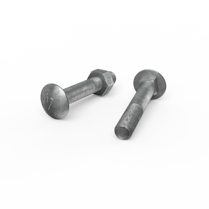 ZENITH M10 x 60mm Hot Dip Galvanised Cup Head Bolts & Nuts - Each