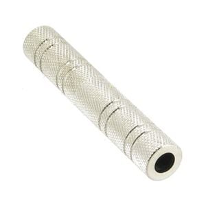 6.35mm 1/4 Inch Stereo Cable Joiner Connector Plug Adaptor Jack Female - Female