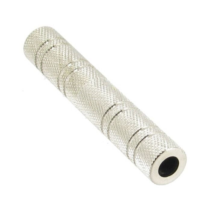 6.35mm 1/4 Inch Stereo Cable Joiner Connector Plug Adaptor Jack Female - Female