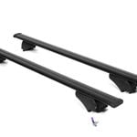 WIZARD Roof Racks Mitsubishi Pajero Sport 5 Dr SUV 2016 – 2023 / Cross Bars For Flush Rails - Black