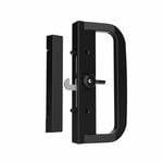 Rolltrak Black Sliding Patio Non Keyed Door Lock
