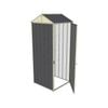 Build-a-Shed 0.8 x 0.8 x 2.1m Gable Single Hinged Side Door Shed - Grey