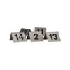 Trenton A-Frame Stainless Steel Table Numbers - 41-50