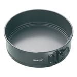 Mastercraft 30cm Springform Non-Stick Heavy Base Round Cake Pan - Black