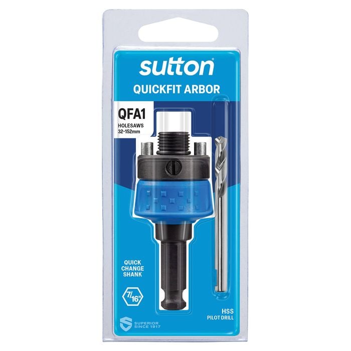 Sutton Tools 32-152mm Quickfit Holesaw Arbor