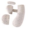 Catzon 4 Pcs Pregnancy Pillow Detachable Adjustable Cover-white