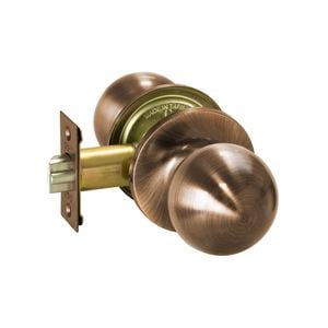 Delf Antique Cooper Valencia Passage Knob Set
