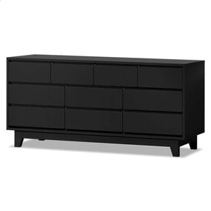 ALFORDSON 10 Chest of Drawers Storage Cabinet Black
