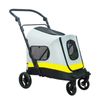 BingoPaw 4-Wheels Pet Dog Stroller Pram Medium Carrier Travel Foldable Stroller 62x73x102cm
