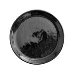 Northcote Pottery 35cm Black Round Jardin Saucer