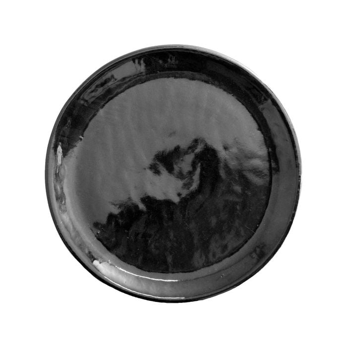 Northcote Pottery 35cm Black Round Jardin Saucer