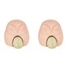 2PK Urban Products Family Nesting Owl Ornament Bisque 11cm