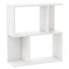 Costway 3-tier Bookcase Small Display Shelf Side Table