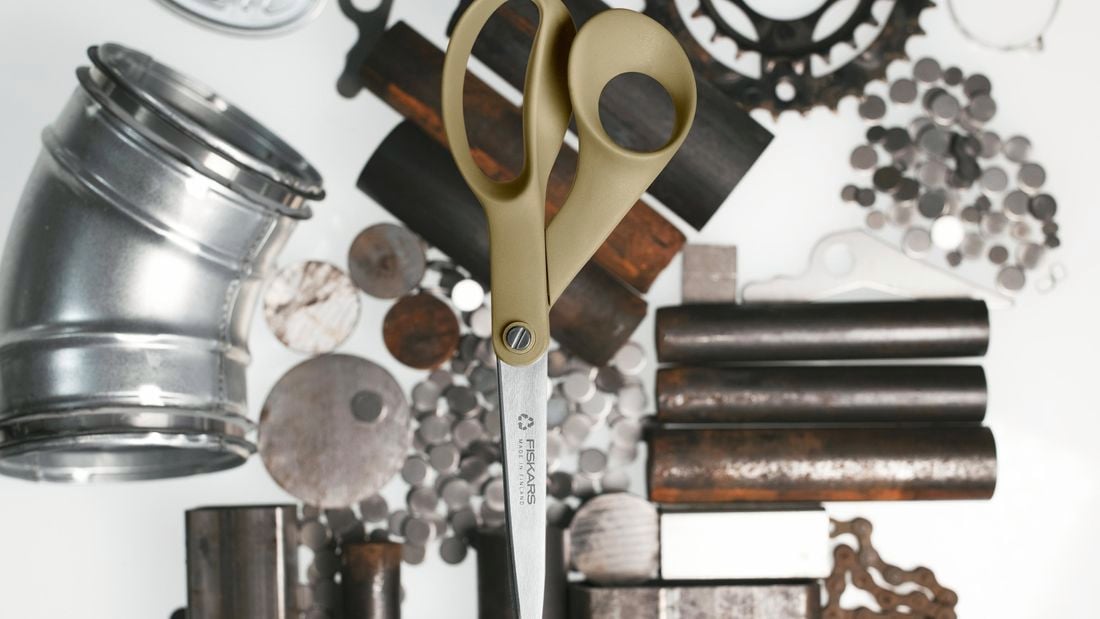 flatlay of scissors and other materials