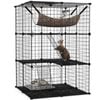 Advwin Cat Cage 3 Tier  DIY Cat Condo House Cat Villa Pet Enclosure