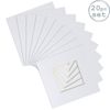 20x Picture Photo Mounts - To Fit Frame Size 8 X 8" For Image Size 4 X 4"