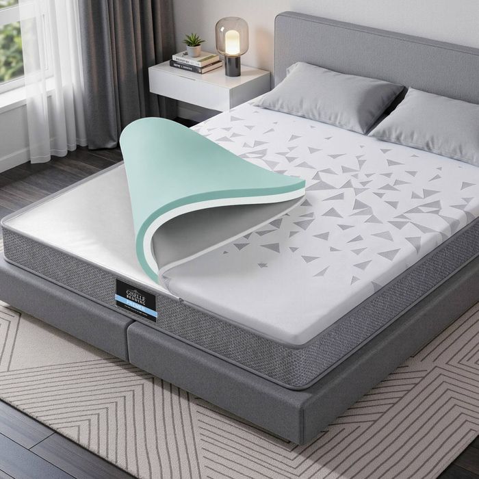 Giselle Bedding Double Euro Top High Density Foam Knitted fabric 23cm Mattress Pocket spring