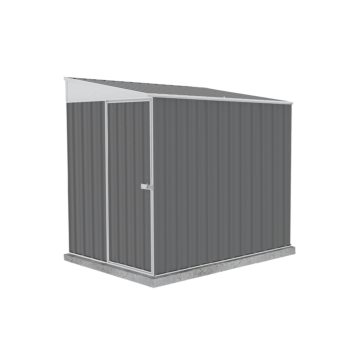 Absco Sheds 1.52 x 2.26 x 2.06m Woodland Grey Narrow Single Door Garden Shed