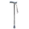 Livingstone Walking Stick Aluminium Silver Adult Adjustable 52 5-75 5 cm