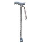 Livingstone Walking Stick Aluminium Silver Adult Adjustable 52 5-75 5 cm