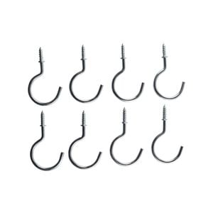 Everhang 28mm Zinc Plated Cup Hook - 8 Pack
