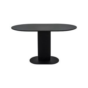 Oval Black Dining Table