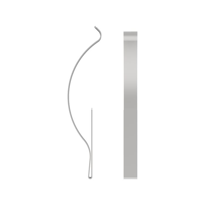 Rolltrak Aluminium Retaining Spring Clip - 4 Pack