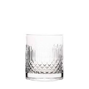 4pc Luigi Bormioli Diamante DOF 380ml Whisky Glasses Set