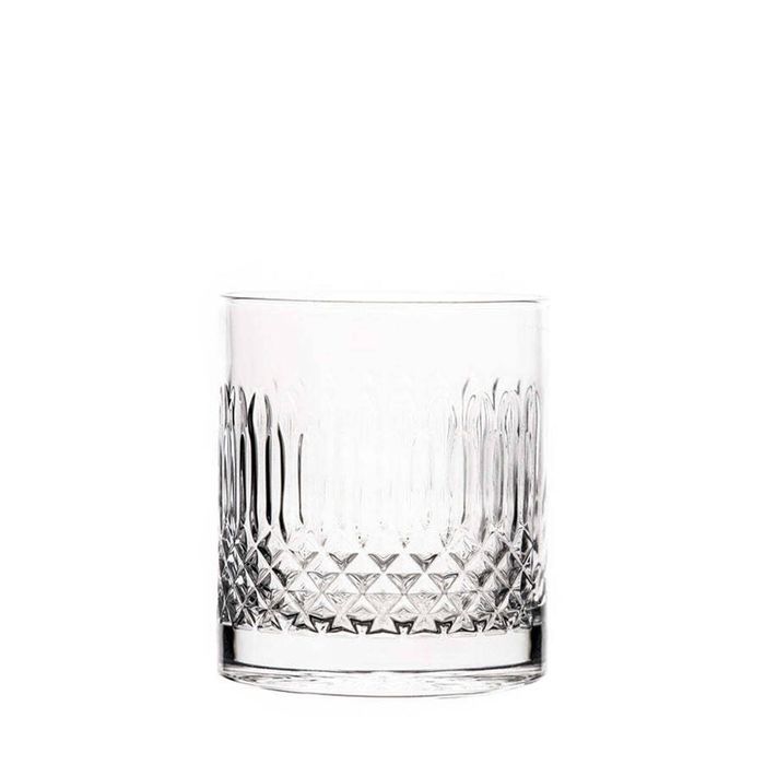 4pc Luigi Bormioli Diamante DOF 380ml Whisky Glasses Set
