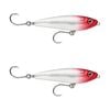 2x Rapala 9cm Saltwater X Rap SubWalk Walk the Dog Bait Fish Lures - Red Ghost