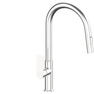Mondella WELS 5 Star 6L/min Brushed Nickel Rococo Pull Down Sink Mixer