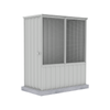 Absco Sheds 1.52 x 0.78 x 1.8m Zincalume Full Door Flat Roof Chicken Coop