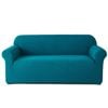 Catzon 4 Seater Stretch Sofa Cover Couch Cover Washable Jacquard Fabric-Green(XL)
