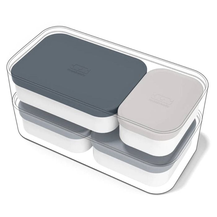 Monbento Mb Extra Bento Box Containers - Grey Blue Mix
