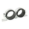 Calflow Dual 60mm  Fuel Pump Bracket Suits Bosch 044 Style Pump - Silver
