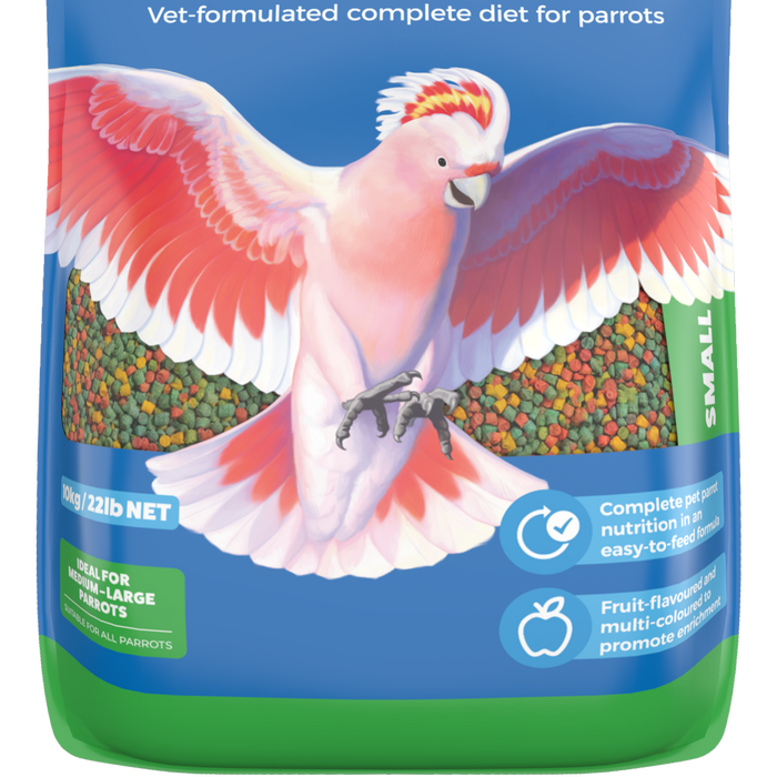 Vetafarm Nutriblend Small Vet-Formulated Complete Diet for Parrots 10kg