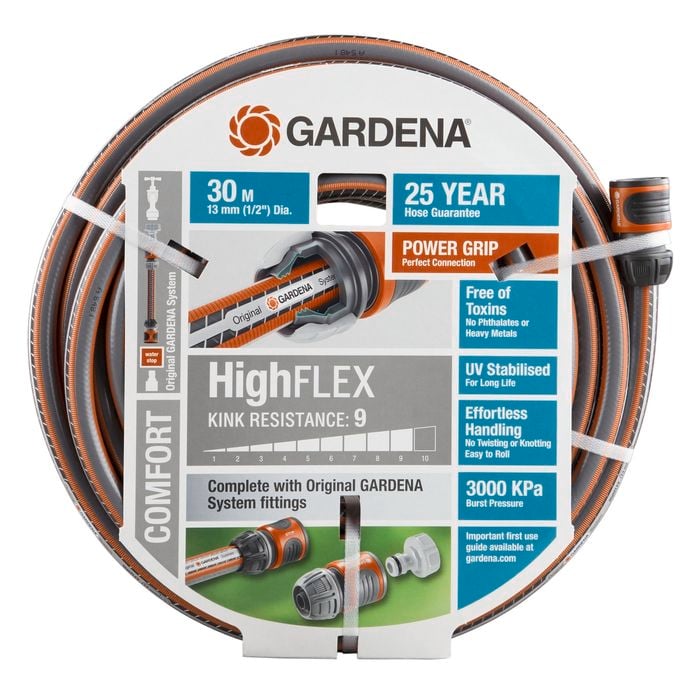 Gardena 13mm x 30m Highflex Fitted Hose