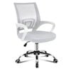 ALFORDSON Office Desk Chair Mesh White Grey