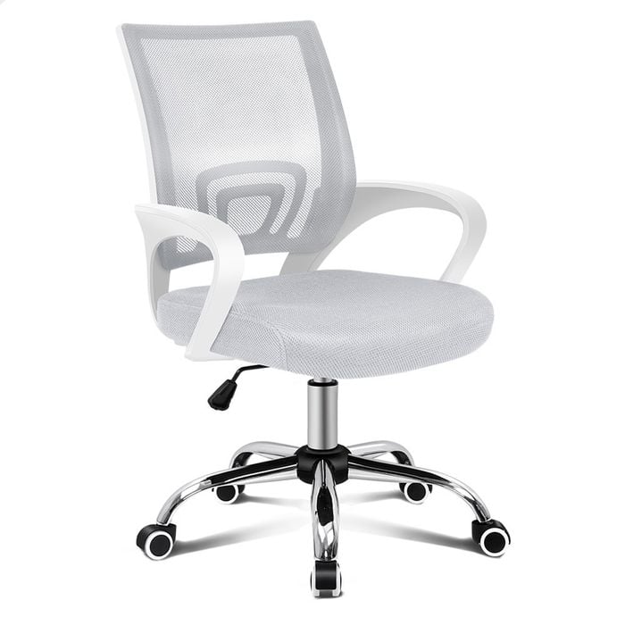 ALFORDSON Office Desk Chair Mesh White Grey