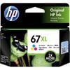 Hp 67xl Original Inkjet Ink Cartridge - Tri-colour Pack - Inkjet